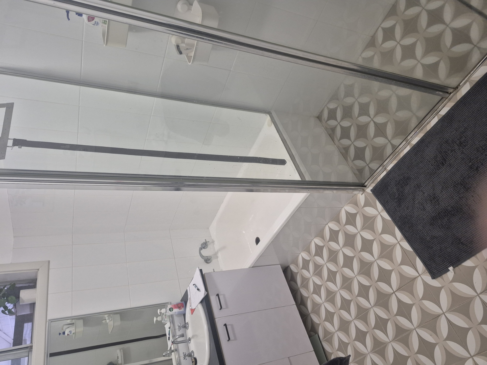 Sleek bathroom overhaul, Bunbury before renovation