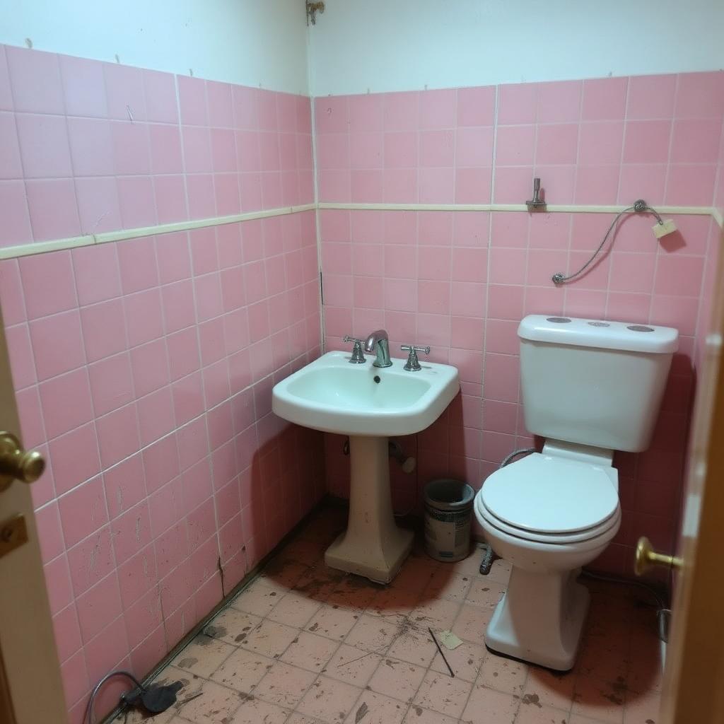 Family Bathroom, Brighton before renovation